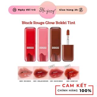 Son Tint Bóng Black Rouge Glow Bokki Tint căng mọng, mềm môi - Hagiang1305