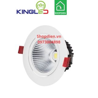 Đèn rọi âm trần cob kingled 16w d110 opal dlr-16ss-t130-v/tt/t