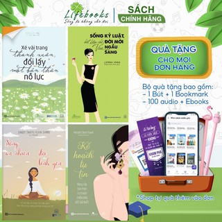 Combo sách sống kỷ luật, biết kiềm chế, xé vài trang thanh xuân, sống an nhiên đời bình yên, kế hoạch tự tin - bizbooks