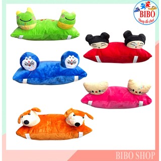 Gối đi xe máy cho bé loại 2 đầu, chất lượng cao, rất dày và mềm mịn