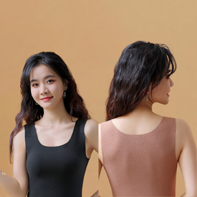 MS28 Áo ba lỗ nách Nữ chất liệu Nỉ nhung Áo len dệt kim không tay cho nữ áo sát nách dáng ôm body mặc trong vest