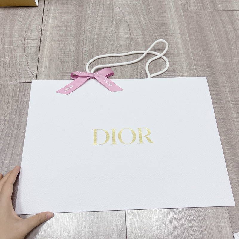 TÚI GIẤY HÃNG DIOR TRẮNG ĐỦ SIZE
