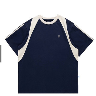 Áo thun Raglan chữ G, áo thun Nam Nữ Unisex Cotton Retro Hàn Quốc