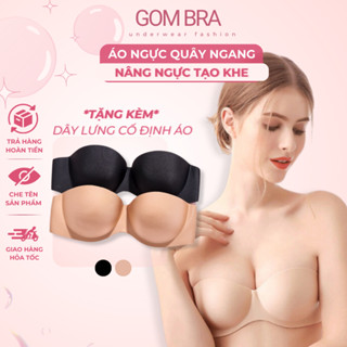 Áo cúp ngực hở lưng dây trong dây ngang chống tụt Gom Bra, áo quây ngực đệm mút mềm mại, nâng đỡ ngực - SA-218