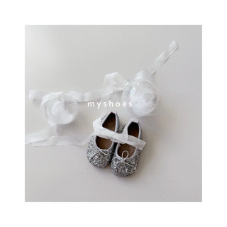 Giày bệt bling bling Hàn cho bé gái