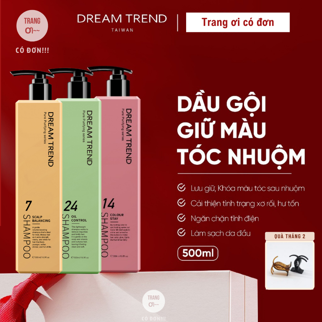 Dầu gội DREAM TREND TỰ CHỌN MÀU