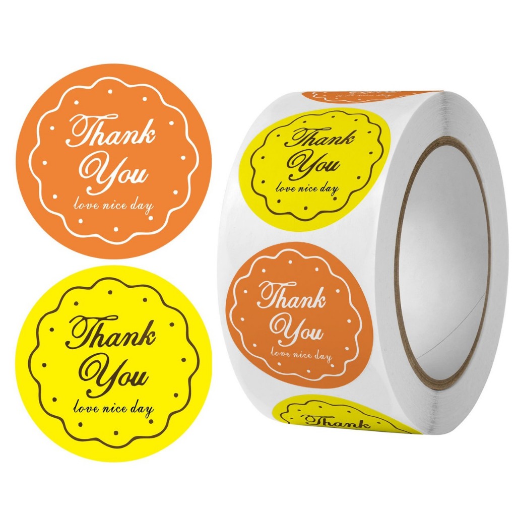 Cuộn Tem cảm ơn 500 miếng - shop Liam