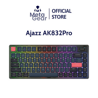 Bàn phím cơ Low Profile có màn hình AJAZZ AK832Pro Low Profile - 3 chế độ kết nối