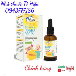 Avisure D3 - MK7 Drops - bổ sung vitamin D3 và K2 giúp bé cao lớn vượt trội
