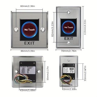 Nút exit cảm ứng không chạm