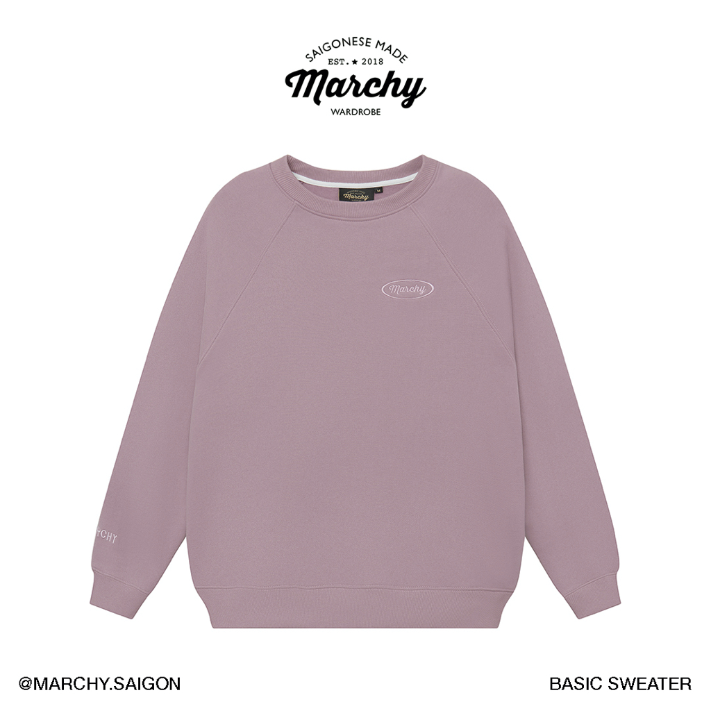MARCHY - Basic Sweater - Áo tay dài
