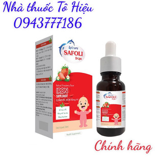 Avisure Safoli Drop - sắt hữu cơ nhỏ giọt cho bé