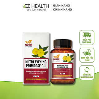 Tinh Dầu Hoa Anh Thảo Nutri Evening Primrose Oil 1000 giúp đẹp da, cân bằng nội tiết tố hộp 60 viên