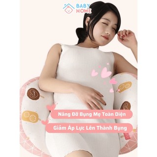Gối bà bầu cánh tiên HABU mẹ bầu gối bầu