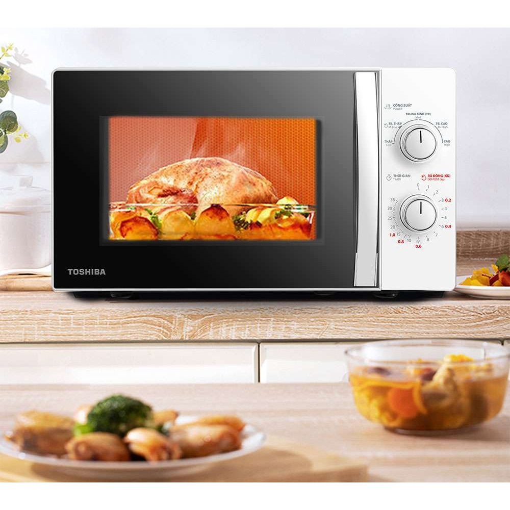 Lò vi sóng Toshiba 20 lít MWP-MM20P(WH) / MWP-­MM20P(BK) - Hàng chính hãng