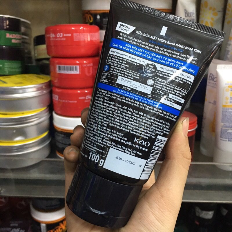 Sữa rửa mặt Men’s Biore Bri Energy 100g