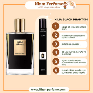 Nước Hoa unisex Kilian Black Phantom EDP Quyền Lực Sức Mạnh Và Sự Sang Trọng hãng non 11
