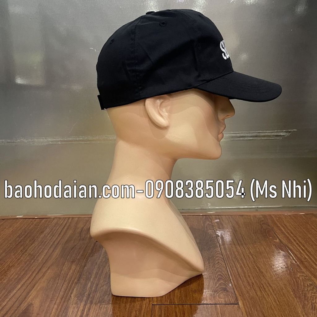 Nón kết vệ sĩ màu đen SECURITY chất liệu vải kaki