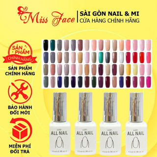 Sơn gel allnail 15ml - xã thanh lý bỏ mẫu - chỉ dùng cho học viên tập sơn