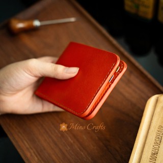 Ví da Mini cổ điển - Đồ da Handmade - Da bò nhập khẩu