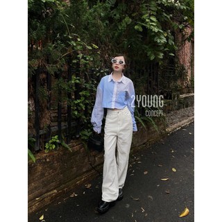 Quần jean dài trắng [2YOUNG] Q811 (ảnh thật)