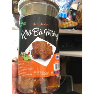 Hũ Khô Bò Miếng loại ngon - ăn vặt - hàng tết 200g- Hữu Gia Foods