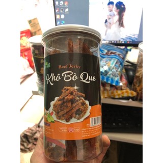 Khô bò que hũ 200g ( hàng loại 1, ngon thơm đậm vị bò) _Hữu Gia Foods