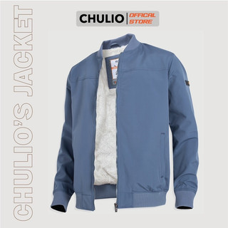 Áo Khoác Nam Bomber Chulio lót lông cừu, chống nước siêu ấm - OT22W03