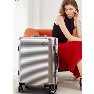 Chính hãng hùng phát mã 6005 - vali khung nhôm khóa sập cao cấp siêu bền size 20-24-28 inch