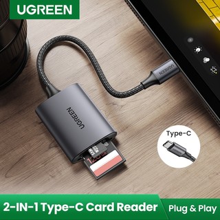 Đầu đọc thẻ SD/TF Ugreen 80888 CM401(USB C 3.1 truyền dử liệu 5Gbps,đọc thẻ 2TB) Vỏ Nhôm Cao Cấp