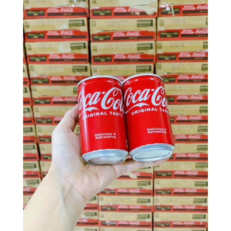 Coca Nhật lon mini - Coca Cola Nhật Bản 160ml