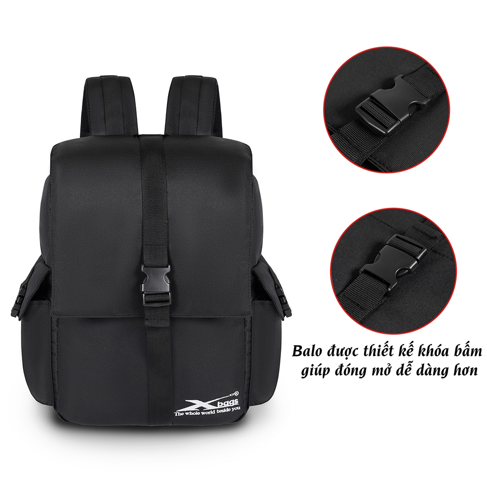Balo thời trang đựng laptop Xbags Modern balo học sinh trung học