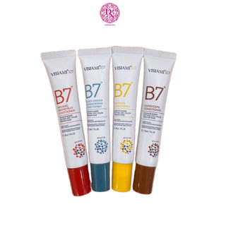Dầu gội và xả giảm rụng và làm dày tóc biotin visiami rainbow b7 mini 30ml/tuýp
