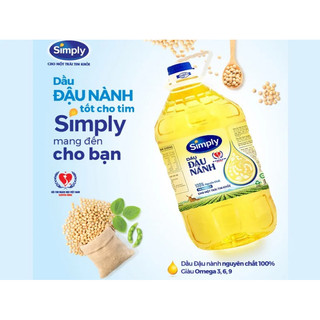 Dầu đậu nành Simply canh 5 lit