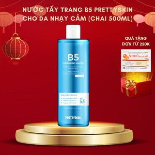 Nước Tẩy Trang B5 Prettyskin Cho Da Nhạy Cảm Hỗ Trợ Làm Sạch Da Hàn Quốc (Chai/ 500ml)