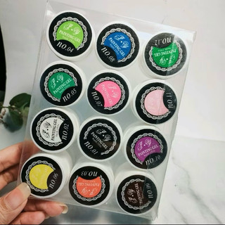 Sét gel vẽ 12 màu làm móng -Sét gel vẽ móng 12 màu làm nail