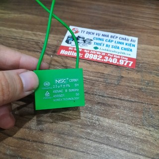 Tụ vuông xanh lá nsc 2.5uf