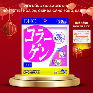  Viên uống Collagen DHC hỗ trợ trẻ hóa da, giúp da căng bóng, sáng da ( Gói 180v/30 ngày)