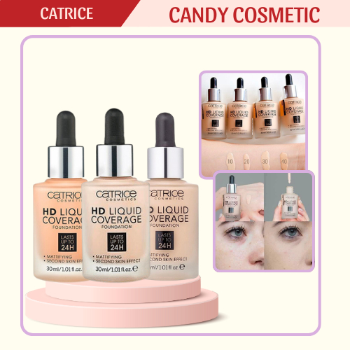 Kem nền Catrice HD Liquid Coverage Foundation 24h