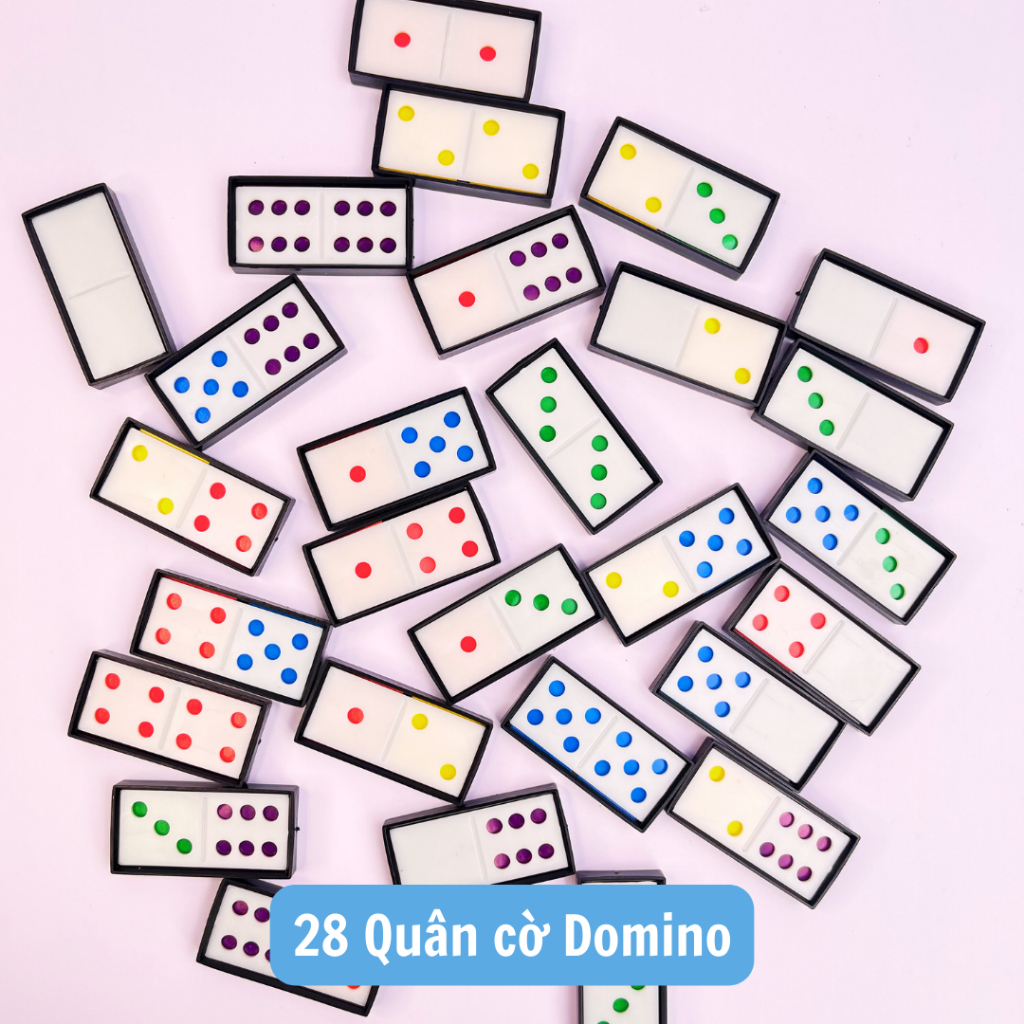 Cờ Domino  Trắng 2 Lớp 3.0