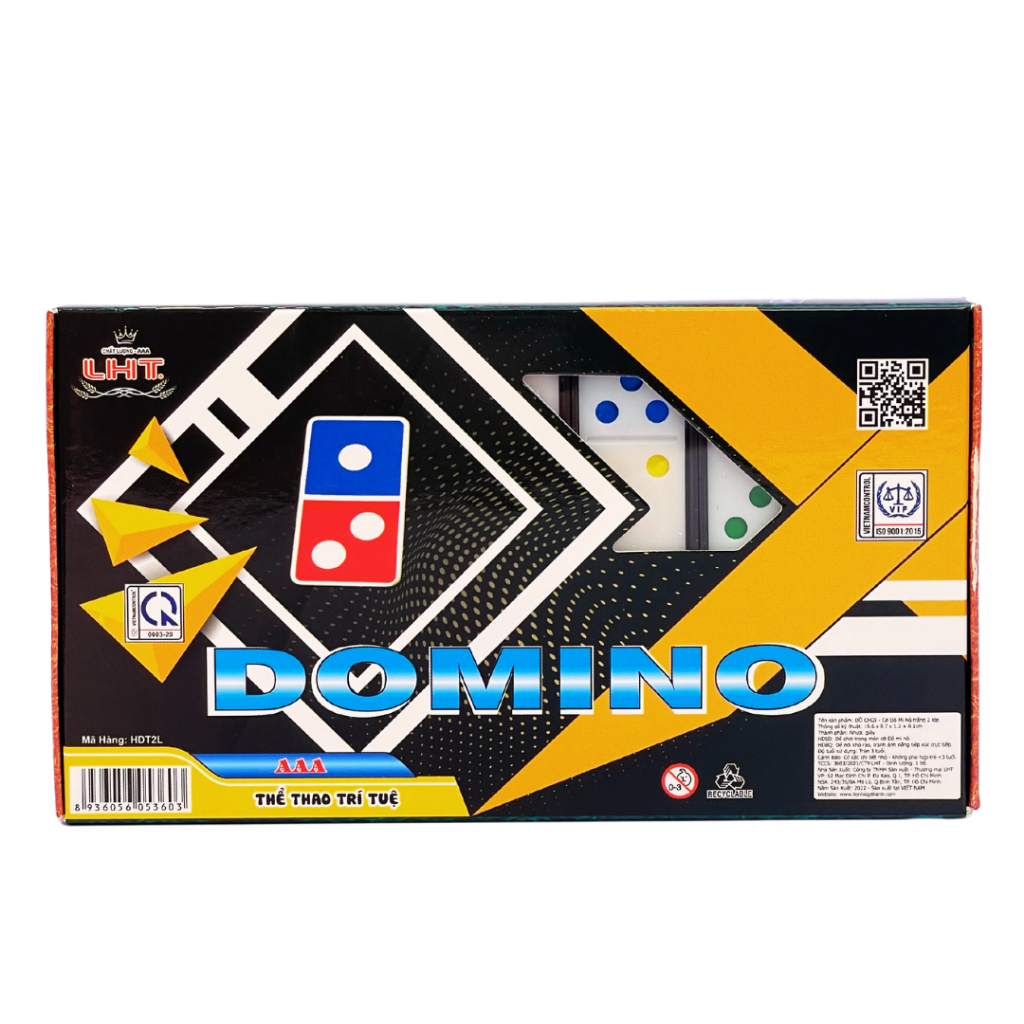 Cờ Domino  Trắng 2 Lớp 3.0