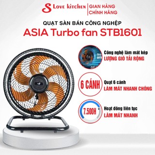 Quạt sàn ASIA Turbo Plus fan VY636791 (STB1601) - 90W Mẫu Mới 2024- chính hãng bảo hành 2 năm