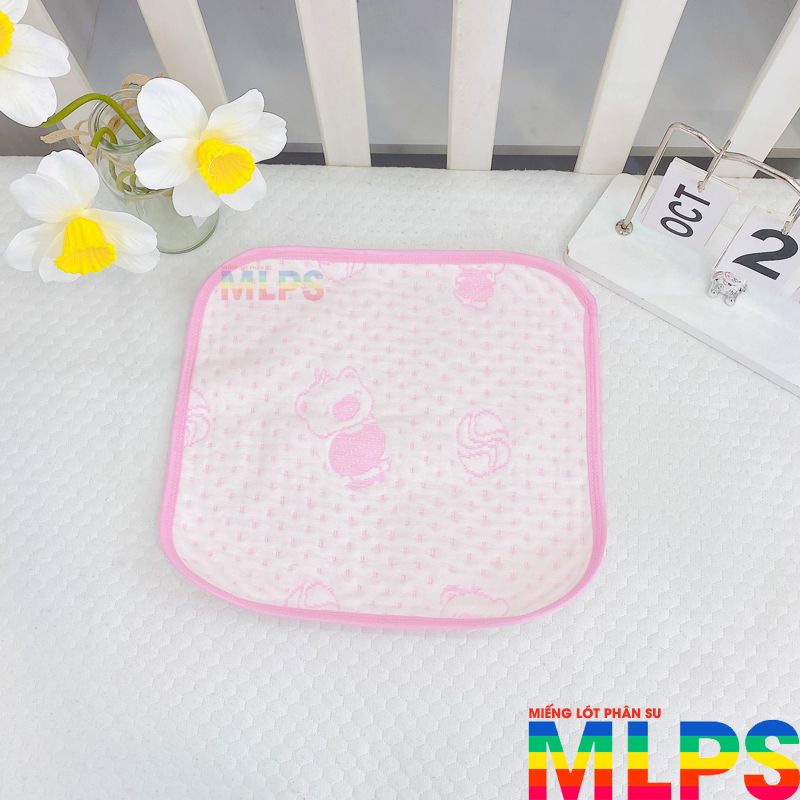 Lót chống thấm thay bỉm cho bé sơ sinh 4 lớp mềm mại siêu thấm 2 size