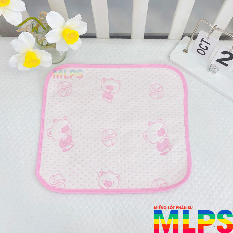 Lót chống thấm thay bỉm cho bé sơ sinh 4 lớp mềm mại siêu thấm 2 size