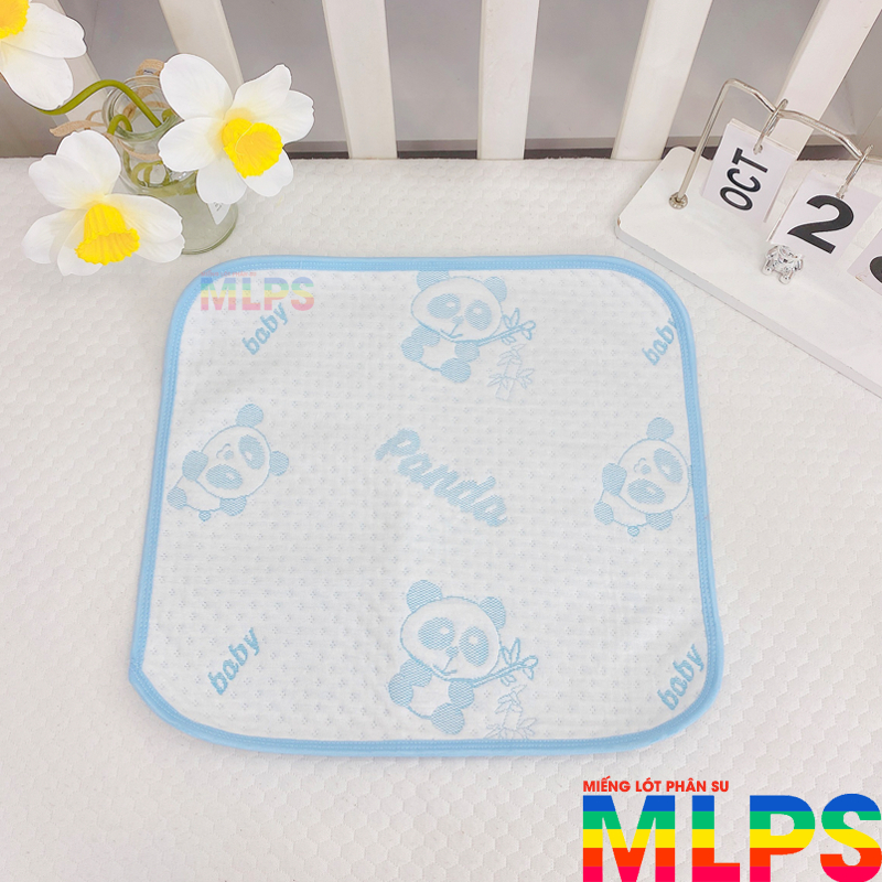 Lót chống thấm thay bỉm cho bé sơ sinh 4 lớp mềm mại siêu thấm 2 size