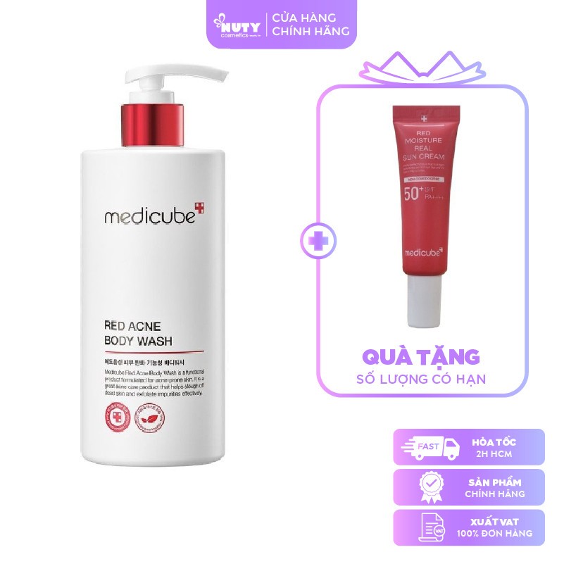 Sữa Tắm Toàn Thân Medicube Red Acne Body Wash 400ml