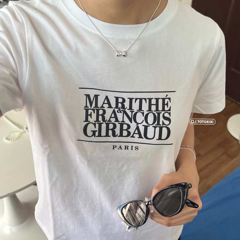 Áo thun MARITHE FRANCOIS GIRBAUD W Classic Logo Tee
