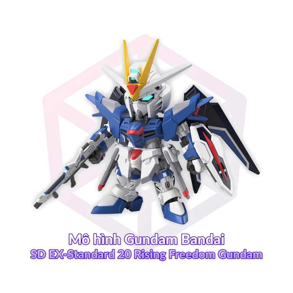 Mô hình Gundam Bandai SD EX-Standard 20 Rising Freedom Gundam [GDB] [BSD]