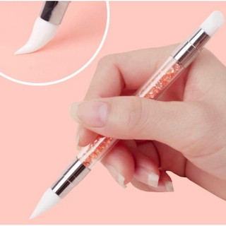 Bộ 5 cây nắn gel cán đá. cọ sinicon làm móng
