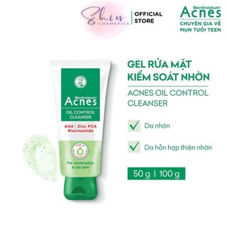 Gel rửa mặt kiểm soát nhờn ngăn ngừa mụn Acnes Oil Control Cleanser 50g/100g